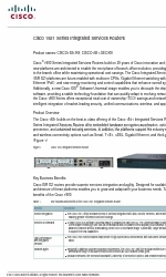 Cisco 1921-T1SEC/K9 データシート