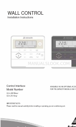 ActronAir CL01-2W 取付説明書