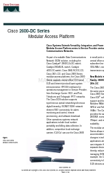 Cisco 2600-DC Series Datasheet