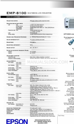 Epson EMP-8100 Specifications