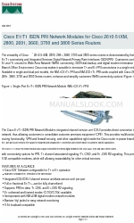 Cisco 2691 Series Информационный лист