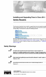 Cisco 2811 Series Instalación y actualización