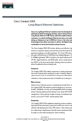 Cisco 2950 - Catalyst Switch Datasheet