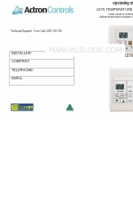 ActronControls LE75V Operating Instructions