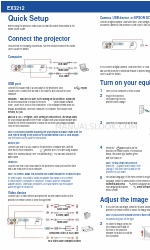 Epson EX3212 Руководство по быстрой настройке