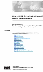 Cisco 6500 - Catalyst Series 10 Gigabit EN Interface Module Expansion Hinweis zur Installation