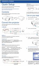 Epson EX9230 Быстрая настройка