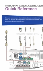 Epson G5150 - Wireless Lan Module 802.11A/B/G Краткое справочное руководство