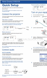 Epson Home Cinema 2100 Configuração rápida