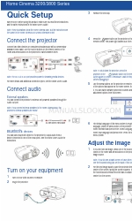 Epson Home Cinema 3200 Series Быстрая настройка