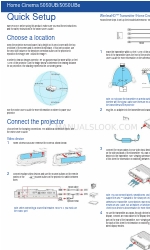 Epson Home Cinema 5050UB 빠른 설정