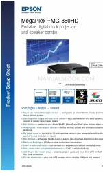 Epson MegaPlex MG-850HD Hoja de configuración del producto