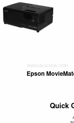 Epson MovieMate 50 Beknopte handleiding