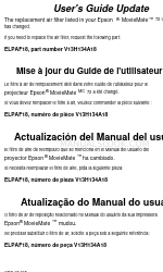 Epson MOVIEMATE 72 User Manual