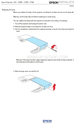 Epson PowerLite 1750 Installation Handbook