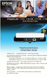 Epson PowerLite 1751 Broschüre & Specs