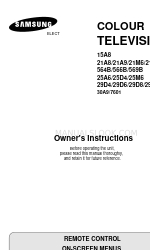 Samsung 29D6 Owner's Instructions Manual