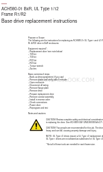 ABB ACH580-01 BxR Frame R1 Manuale di istruzioni