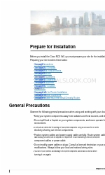 Cisco N540-6Z18G-SYS-A Préparer l'installation