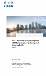 Cisco NCS 4000 Series Unpacking, Moving, And Securing Manual