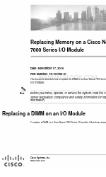 Cisco Nexus 7000 Series Quick Start Manual