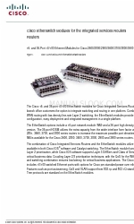 Cisco NM-16ESW-1GIG - EtherSwitch Network Module Switch Datenblatt