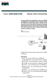 Cisco NM-1FE-TX - Interface Module Ethernet Ficha de dados