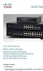 Cisco RV042 - Small Business Dual WAN VPN Router Manual de inicio rápido