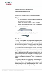 Cisco RV082 - Small Business VPN Router Lembar data