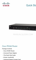 Cisco RV260 series Manuel de démarrage rapide