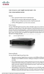 Cisco RVS4000 - Gigabit Security Router 데이터시트