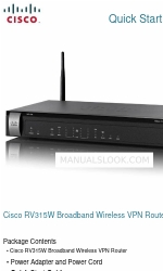 Cisco Small Business RV315W Manuel de démarrage rapide