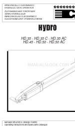 CAB Hydro HD.35 Istruzioni per l'uso e catalogo delle parti di ricambio