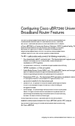 Cisco uBR7246 Configuring