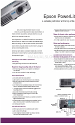 Epson V11H158020 - PowerLite 61p SVGA LCD Projector Especificaciones