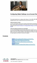 Cisco 1800 Series Configuring