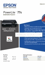 Epson V11H254220 - PowerLite 77c XGA LCD Projector Технические характеристики продукта