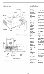 Epson V11H274020 - PowerLite 1825 XGA LCD Projector 사용자 설명서