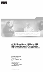 Cisco AIR-AP1010 - 1000 Series Lightweight Access Point Quick Start Manual