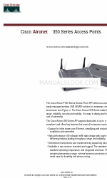 Cisco AIR-AP352E2R - Aironet 350 - Wireless Access Point Информационный лист