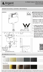 Argent IN38905 Manuale di cura e installazione