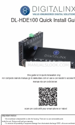 DigitaLinx DL-HDE100 Руководство по быстрой установке