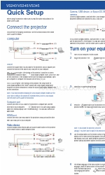 Epson VS240 Impostazione rapida