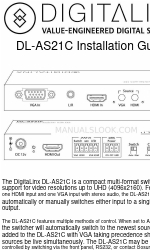 DigitaLinx DL-AS21C Руководство по установке