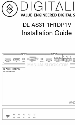 DigitaLinx DL-AS31-1H1DP1V Руководство по установке