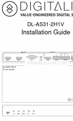 DigitaLinx DL-AS31-2H1V Руководство по установке