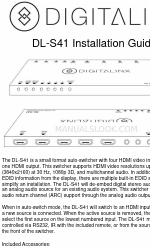 DigitaLinx DL-S41 Manual de instalação