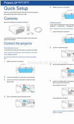 Epson W70 Impostazione rapida