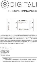 DigitaLinx DL-HDCP-C Руководство по установке