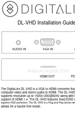 DigitaLinx DL-VHD Installatiehandleiding